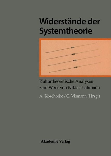 Produktbild: Widerst&auml;nde der Systemtheorie