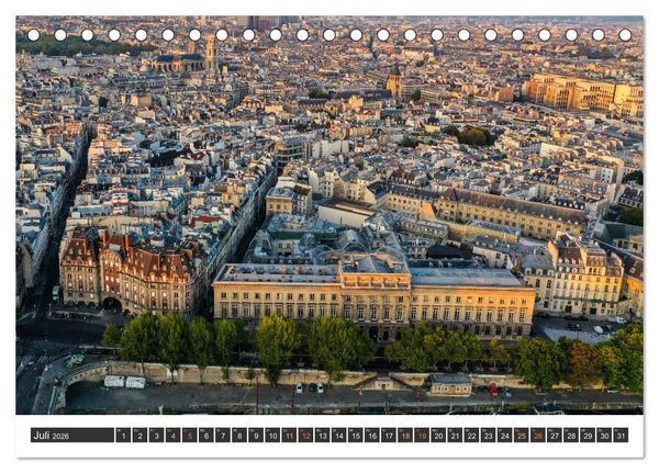 Produktbild: Bonjour Paris (Tischkalender 2026 DIN A5 quer), CALVENDO Monatskalender