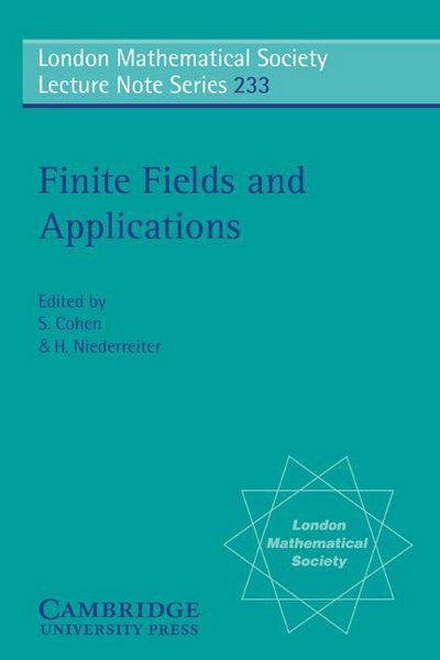 Produktbild: Finite Fields and Applications