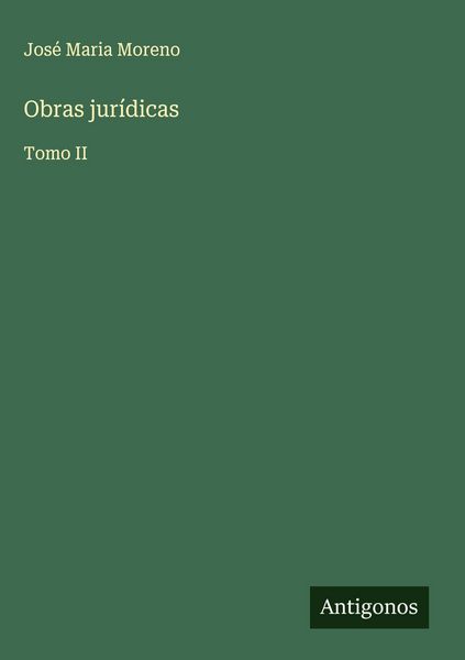 Produktbild: Obras jur&iacute;dicas