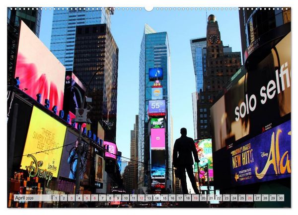 Produktbild: New York - Stadt deiner Tr&auml;ume (Wandkalender 2026 DIN A2 quer), CALVENDO Monatskalender