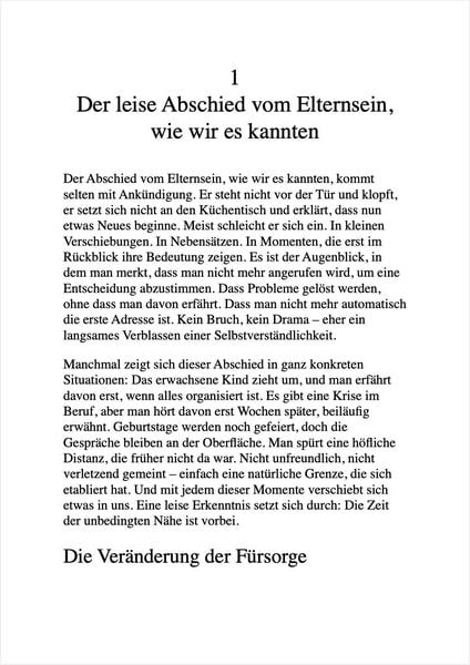 Produktbild: Leben mit Erwachsenen Kindern