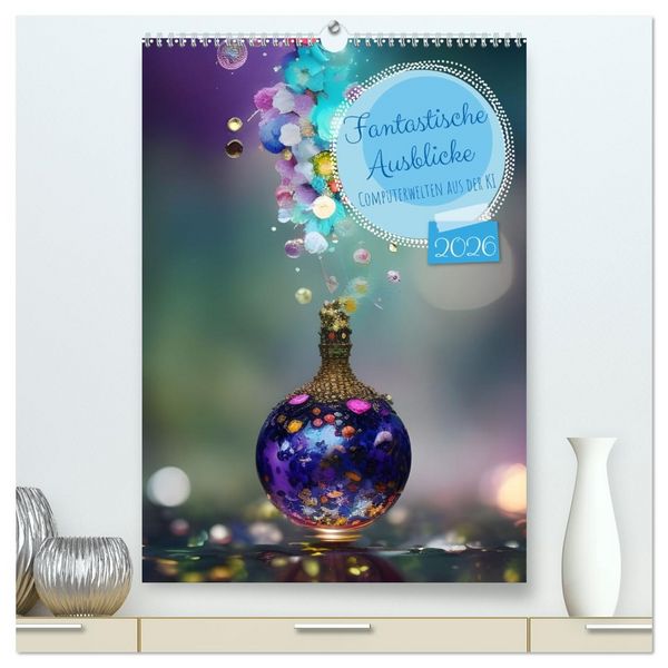 Produktbild: Fantastische Einblicke (hochwertiger Premium Wandkalender 2026 DIN A2 hoch), Kunstdruck in Hochglanz