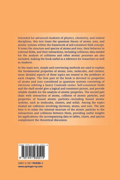 Produktbild: Physics of Atoms and Ions