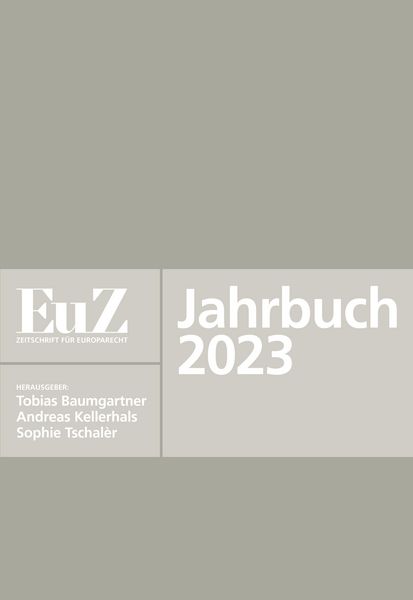 Produktbild: EuZ - Zeitschrift f&uuml;r Europarecht - Jahrbuch 2023