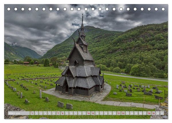 Produktbild: Die Farben Norwegens (Tischkalender 2026 DIN A5 quer), CALVENDO Monatskalender