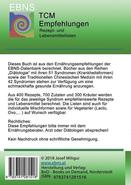 Produktbild: Ern&auml;hrung - TCM - Leber - Gallenblase Qi-Leere