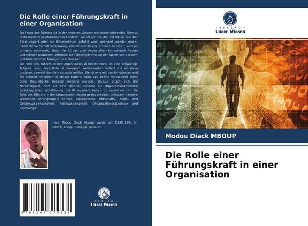 Produktbild: Die Rolle einer F&uuml;hrungskraft in einer Organisation