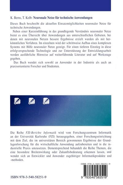 Produktbild: Neuronale Netze f&uuml;r technische Anwendungen
