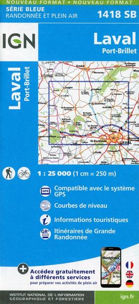 Produktbild: Laval Port Brille 1:25 000