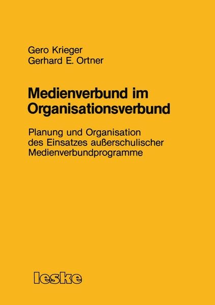 Produktbild: Medienverbund im Organisationsverbund
