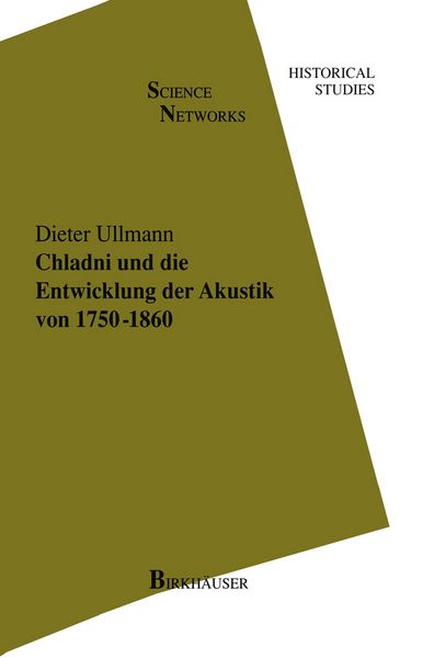 Produktbild: Chladni und die Entwicklung der Akustik von 1750&ndash;1860
