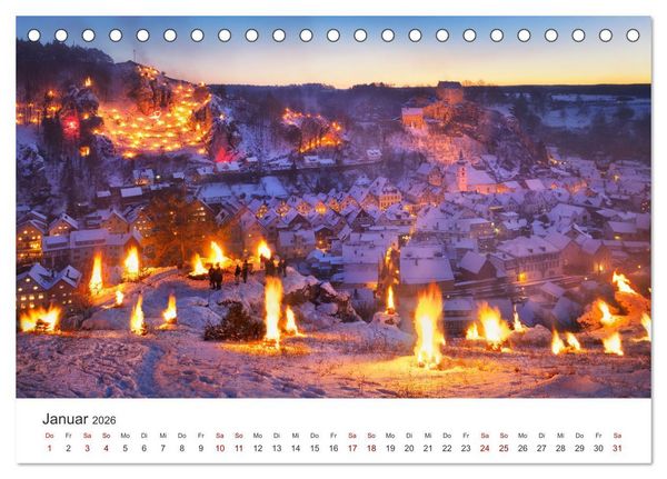 Produktbild: Fr&auml;nkische Schweiz &ndash; Zwischen Burgen, H&ouml;hlen und W&auml;ldern (Tischkalender 2026 DIN A5 quer), CALVENDO Monatskalender