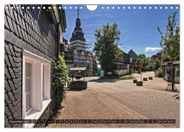 Produktbild: Stadtansichten N&uuml;mbrecht - Der Kurort im Oberbergischen Kreis (Wandkalender 2026 DIN A4 quer), CALVENDO Monatskalender