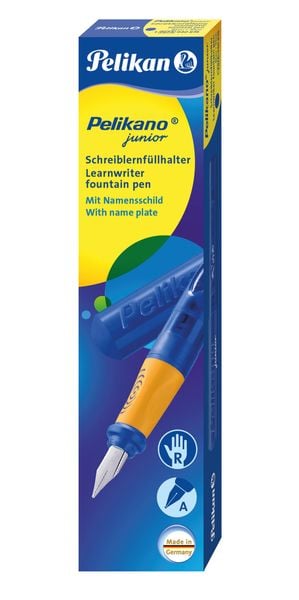 Produktbild: Pelikan Schreiblernf&uuml;llhalter Pelikano Junior, Blau, Feder A, f&uuml;r Rechtsh&auml;nder
