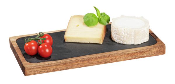 Produktbild: Servierbrett Mod. Ava, mit herausnehmbarer Schieferplatte