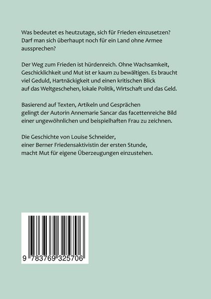 Produktbild: Immer f&uuml;r den Frieden