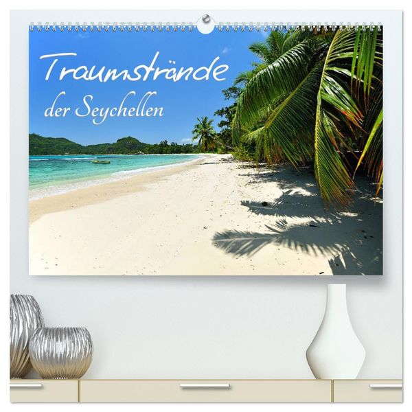 Produktbild: Traumstr&auml;nde der Seychellen (hochwertiger Premium Wandkalender 2026 DIN A2 quer), Kunstdruck in Hochglanz