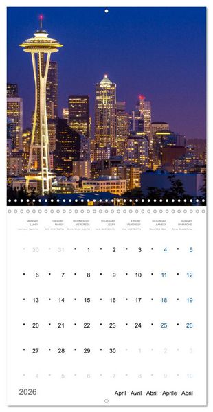 Produktbild: World Cities at Night (Wall Calendar 2026 12 &times; 12 Inch) CALVENDO 12 Month Wall Calendar