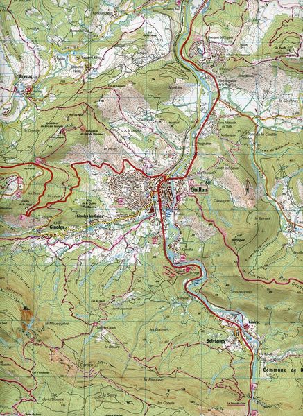 Produktbild: Quillan Alet-les-Bains 1:25 000