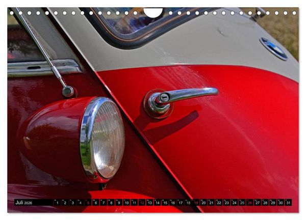 Produktbild: BMW Isetta - Die Knutschkugel (Wandkalender 2026 DIN A4 quer), CALVENDO Monatskalender