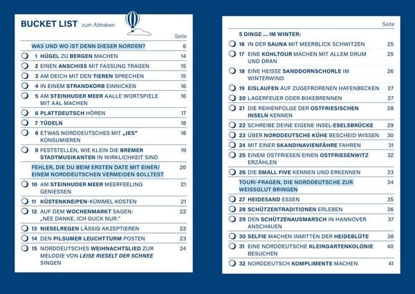 Produktbild: MOIN!: Die MOIN Bucket List