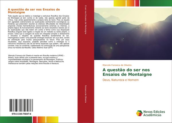 Produktbild: A quest&atilde;o do ser nos Ensaios de Montaigne