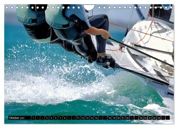 Produktbild: SEGELN - unterwegs mit dem Wind (Wandkalender 2027 DIN A4 quer), CALVENDO Monatskalender