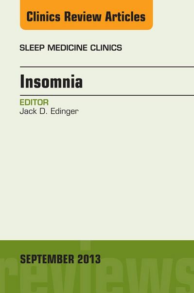 Produktbild: Insomnia, An Issue of Sleep Medicine Clinics