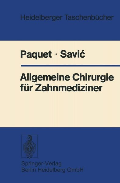Produktbild: Allgemeine Chirurgie f&uuml;r Zahnmediziner