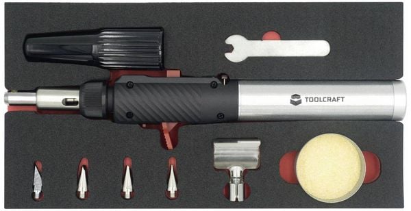 Produktbild: TOOLCRAFT SIG-290 Gasl&ouml;tkolben 1100&deg;C 60 min inkl. L&ouml;tspitze 1St.
