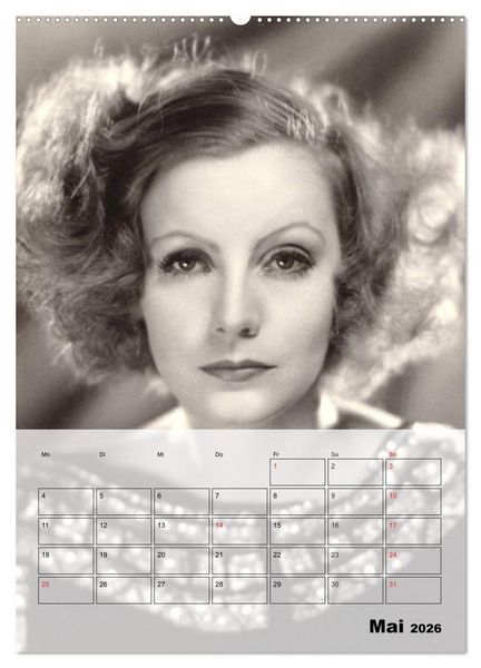 Produktbild: Filmstars der goldenen Leinwandjahre (hochwertiger Premium Wandkalender 2026 DIN A2 hoch), Kunstdruck in Hochglanz