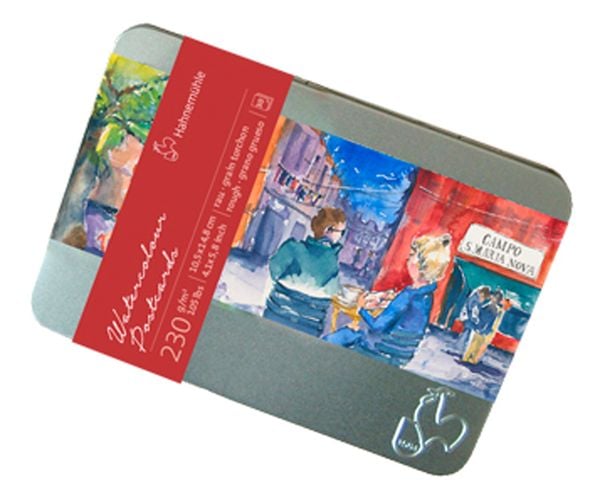 Produktbild: Hahnem&uuml;hle Papier Aquarellpostkarten, 105 x 148 mm, 230 g/m&sup2;