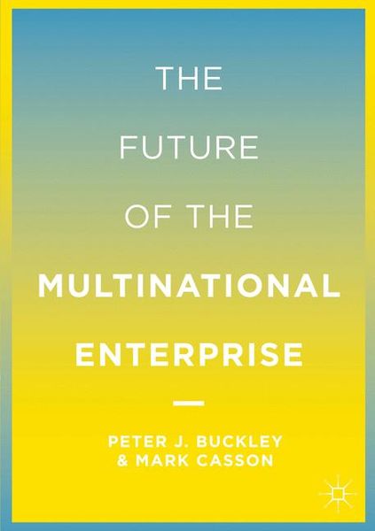 Produktbild: The Future of the Multinational Enterprise