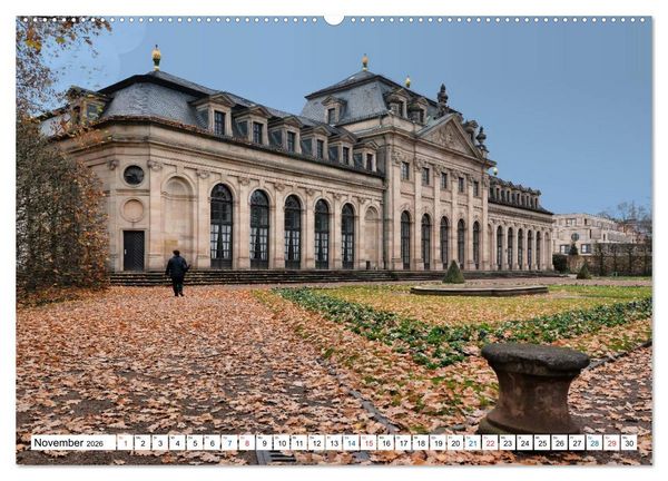 Produktbild: Fulda - die Barockstadt (hochwertiger Premium Wandkalender 2026 DIN A2 quer), Kunstdruck in Hochglanz
