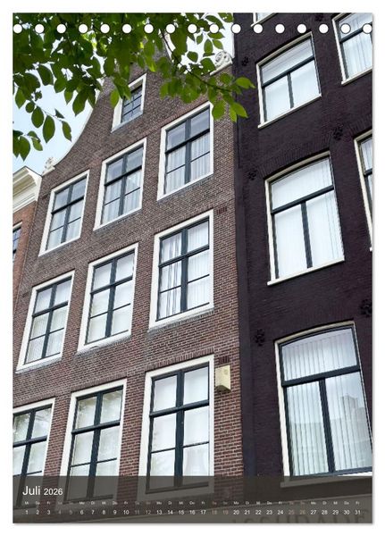 Produktbild: Sch&ouml;nes Amsterdam (Tischkalender 2026 DIN A5 hoch), CALVENDO Monatskalender
