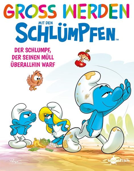 Produktbild: Gro&szlig; werden mit den Schl&uuml;mpfen: Der Schlumpf, der seinen M&uuml;ll &uuml;berall hinwarf