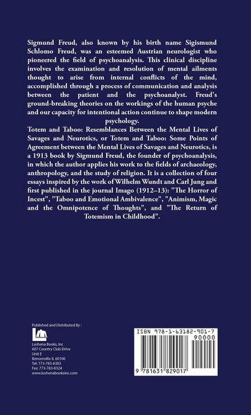 Produktbild: Totem and Taboo Resemblances Between the Psychic Lives of Savages and Neurotics