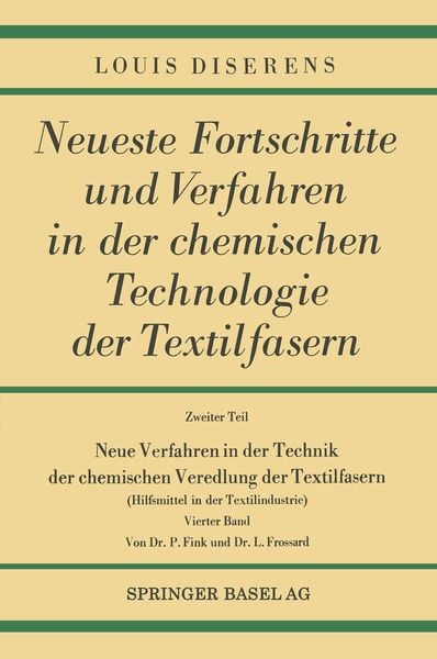 Produktbild: Neue Verfahren in der Technik der chemischen Veredlung der Textilfasern