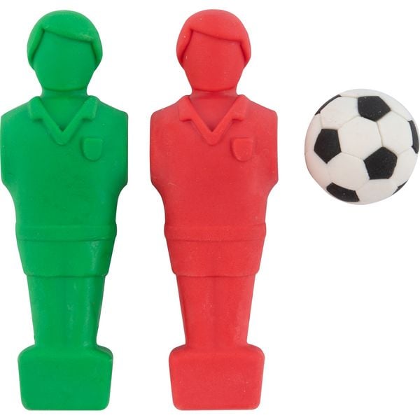 Produktbild: STYLEX Radiergummi-Set Fu&szlig;ball Kollektion 3-teilig