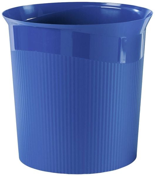 HAN Re-LOOP 18148-914 Papierkorb 13 l (Ø x H) 288 mm x 287 mm Recycling Kunststoff Blau 1 St.