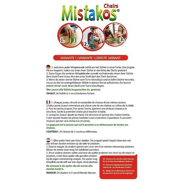 Produktbild: Mistakos St&uuml;hle f&uuml;r 3 Spieler