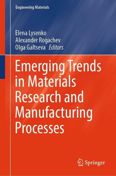 Produktbild: Emerging Trends in Materials Research and Manufacturing Processes