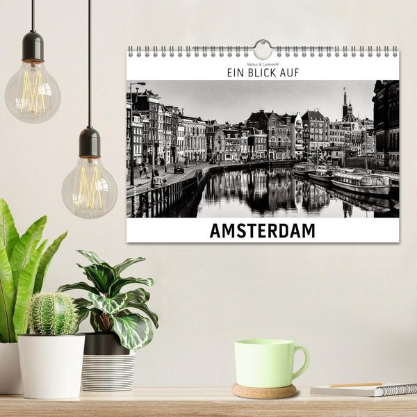 Produktbild: Ein Blick auf Amsterdam (Wandkalender 2026 DIN A4 quer), CALVENDO Monatskalender