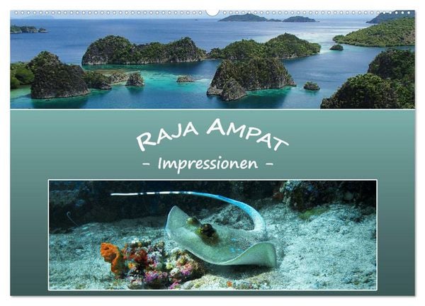 Produktbild: Raja Ampat - Impressionen (Wandkalender 2026 DIN A2 quer), CALVENDO Monatskalender