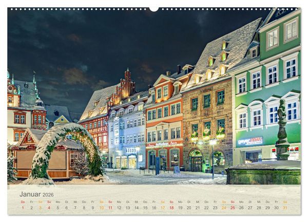 Produktbild: Coburg - oberfr&auml;nkisches Juwel (Wandkalender 2026 DIN A2 quer), CALVENDO Monatskalender
