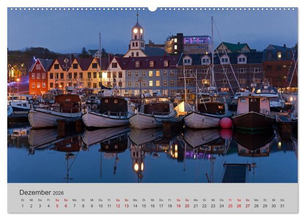 Produktbild: F&auml;r&ouml;er Inseln 2026 (Wandkalender 2026 DIN A2 quer), CALVENDO Monatskalender
