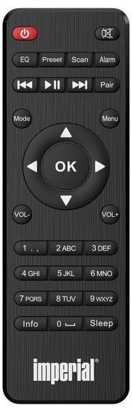 Produktbild: Imperial Dabman i200 V2 Internet Tischradio DAB+, UKW, Internet AUX, USB, DLNA, LAN, Internetradio Schwarz