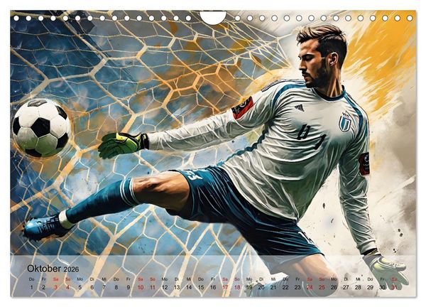 Produktbild: Fu&szlig;ball - Finale (Wandkalender 2026 DIN A4 quer), CALVENDO Monatskalender