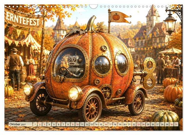 Produktbild: Die kleinen Helden aus Blech (Wandkalender 2027 DIN A3 quer), CALVENDO Monatskalender